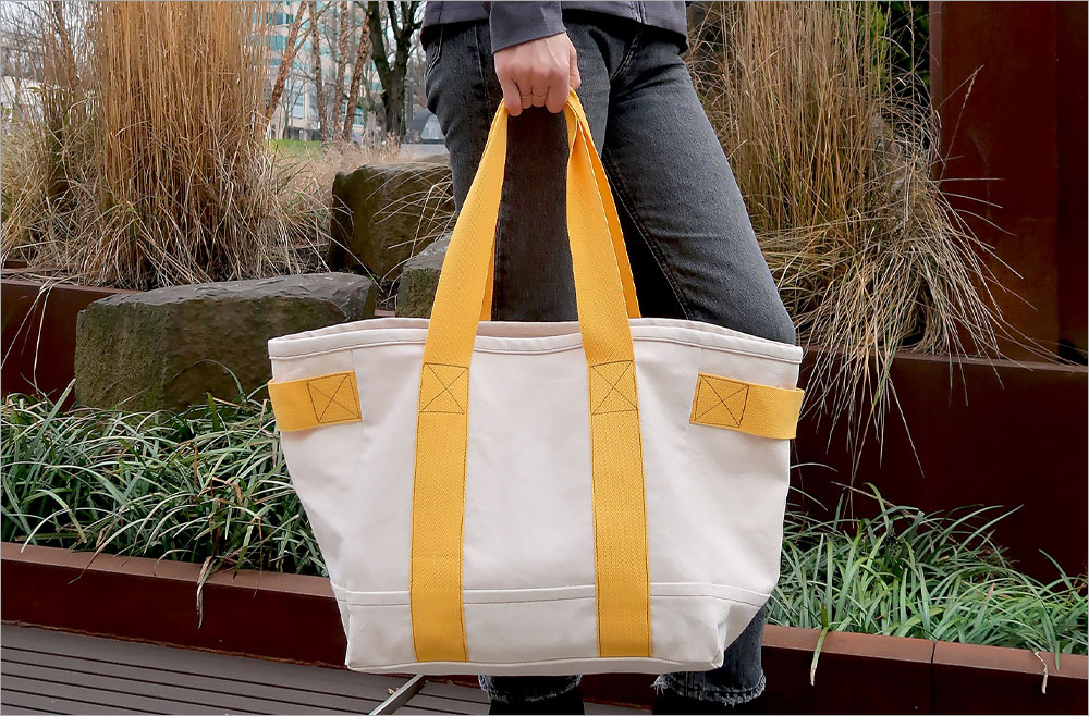 Box Style Jumbo Canvas Tote